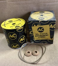 NOS 1930's 40's Fram F-4S Oil Filter Canister Element AC Type C-205 Studebaker