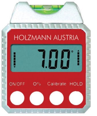 Holzmann DIGITALER Winkelmesser DWM 90 magnetischer Boden Winkel Messung