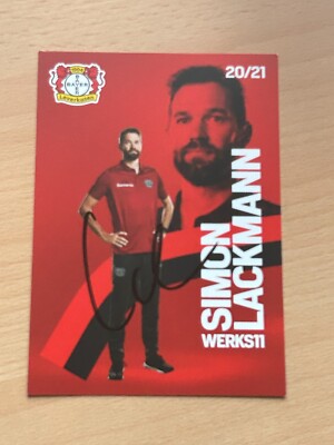 Simon Lackmann Bayer 04 Leverkusen Autogrammkarte original signiert #37970