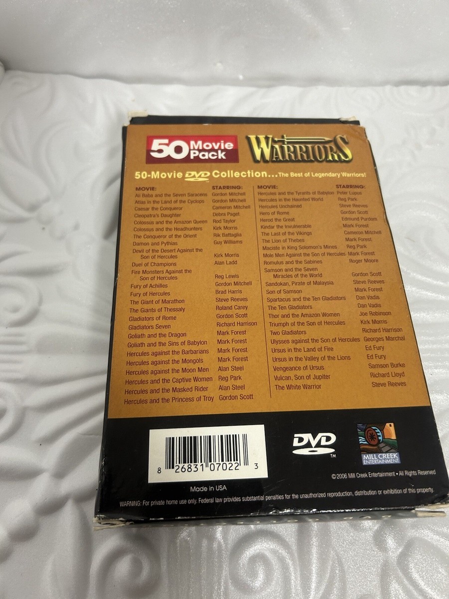 【輸入盤】Warriors - 50 Movie ­MegaPack ［DVD］ Warriors - 50 Movie MegaPack (DVD, 2006, 13-Disc Set