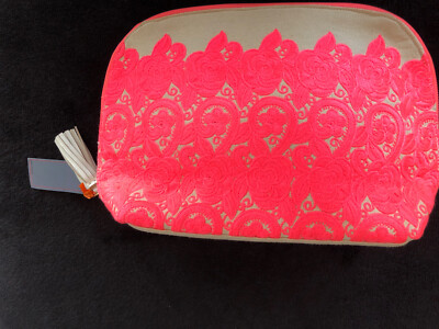 John Lewis Toiletry/ Wash/ Make Up /Travel Bag BNWT EMBROIDERED Beautiful  Design UK