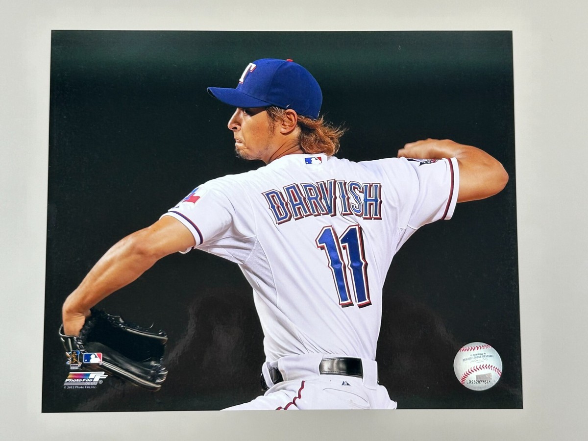 Yu Darvish Unsigned 8x10 Licensed Photo File Texas Rangers Padres