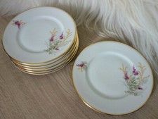 Edelstein Bavaria 6 kleine Teller Anbietteller Obst Gebäck 16 cm florales Dekor