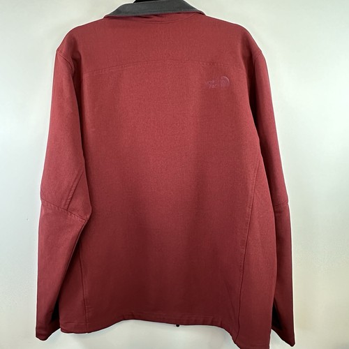 The North Face Mens RDT Softshell Jacket TNF Red Black Heather Large L Flash Dry - Picture 5 of 15