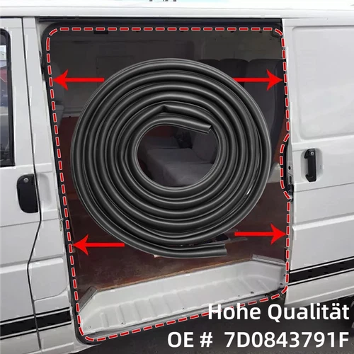 Schiebetürdichtung Für VW T4 Transporter Kasten 1990-2003 7D0843791F Dichtung DE - Bild 1 von 8