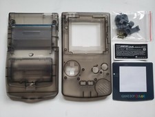 clear black Full Housing Shell Case Button Sets for Nintendo Game Boy Color GBC