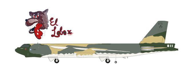 herpa US Air Force Boeing B-52H 爆撃機1:200 USAF Boeing B