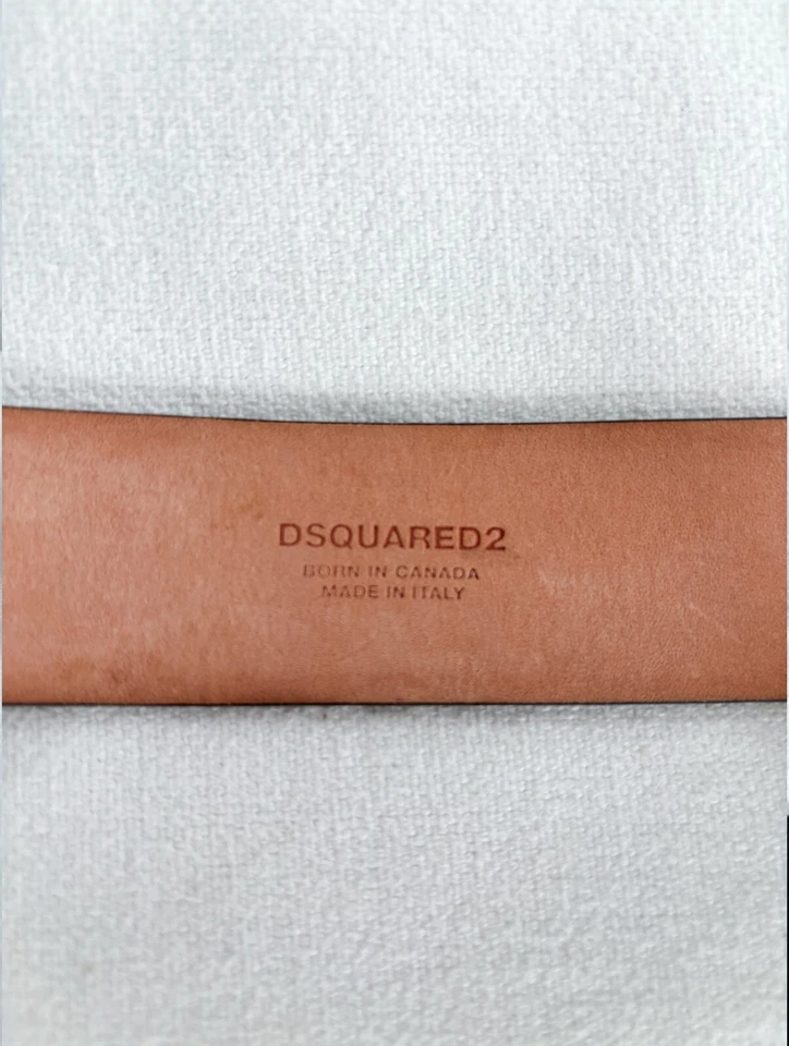 dsquared cinturón de bloqueo y cadena - talla IT 70 Foto 4 de 4