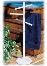 Poolside  Outdoor 3 Bar Vertical Towel Rack