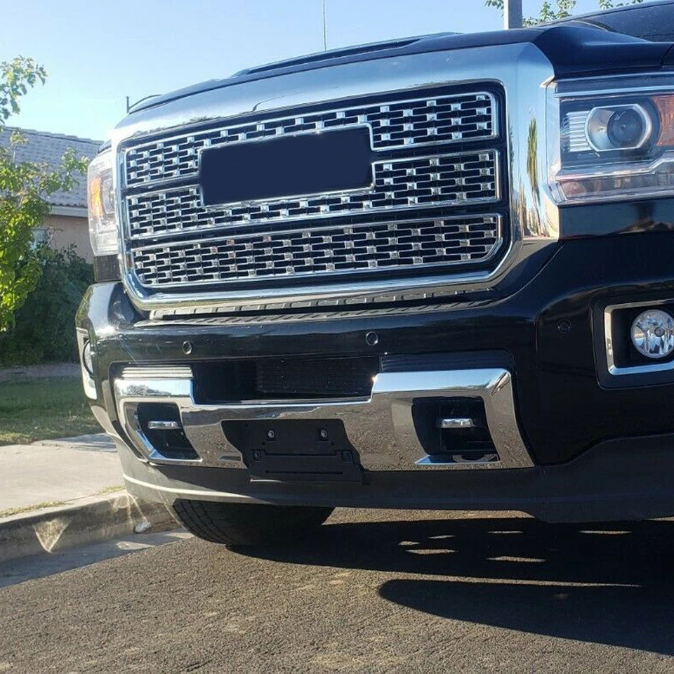 Parachoques delantero cromado para 15-19 GMC 2500HD 3500HD 23178964 Foto 4 de 4