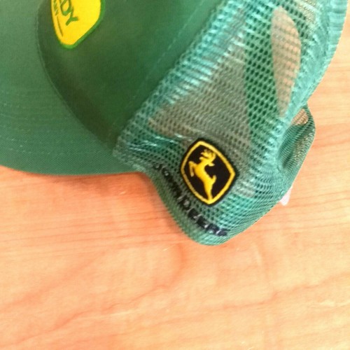 JOHN DEERE Sparrow & Kennedy Tractor Company Green Cap Hat Mesh Back One Size - Imagen 2 de 5