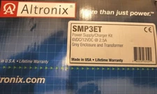 Altronix SMP3ET Power Supply / Charger, Single Output, 6 / 12VDC @ 2.5A