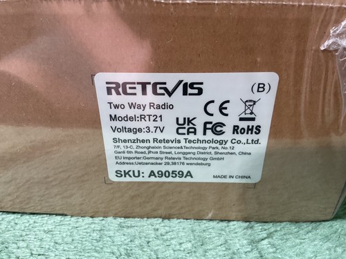 Retevis RT21 2-drożne radio dalekiego zasięgu, walkie talkie dla dorosłych, wytrzymała ładowarka - Zdjęcie 5 z 13
