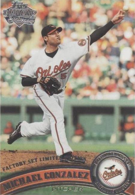 2011 Topps - Mike Gonzalez #381 Diamond Anniversary for sale