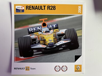 CATALOGUE RENAULT F1 TEAM CLUB 2002 + CARTE PILOTES TRES BON ETAT