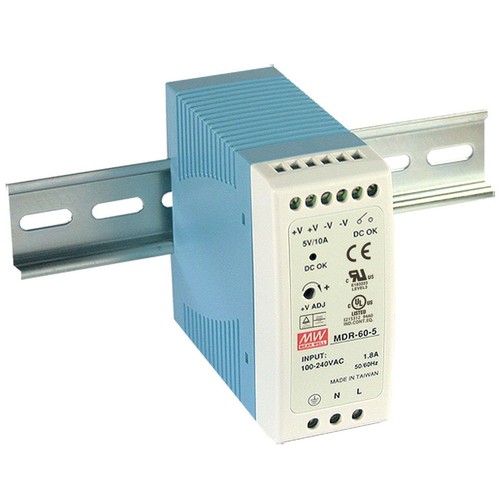 MEAN WELL MDR-60-24 60W 24V 2,4A Hutschienen Netzteil DIN-RAIL - Bild 1 von 2