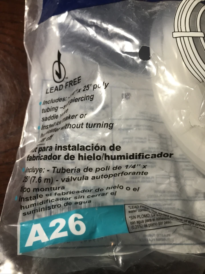 Kit de instalación de línea de agua humidificador máquina de hielo LDR 25 pies 1/4 pulgadas válvula de tubo Foto 2 de 4