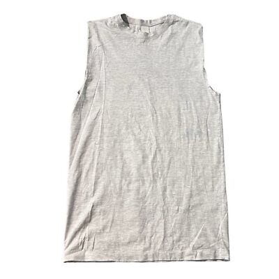 H&M Cut Off Muscle Gray Mini Tank Top Dress Size Medium | eBay