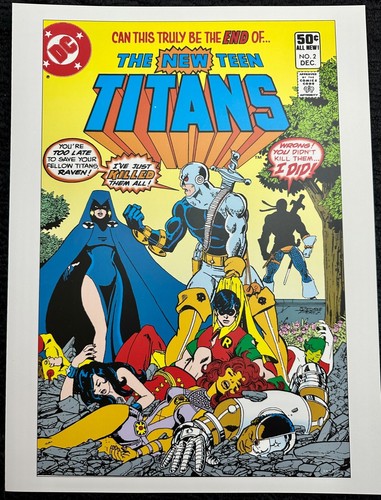 The New Teen Titans #2 DC Comics Poster by George Perez