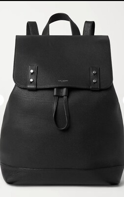 New!Saint Laurent Sack De Jour/Rucksack/Black Grained Leather