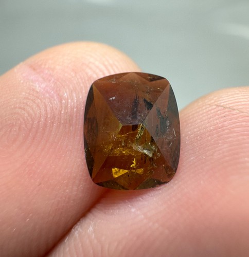 1.70 Carat Natural Faceted Epidote from Badakhshan Afghanistan - Picture 6 of 7