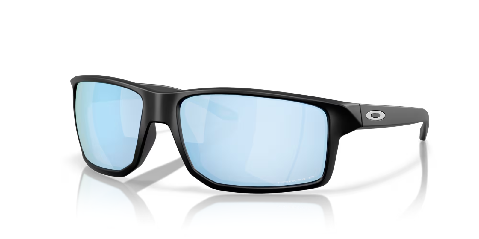 NEW Oakley GIBSTON XL Matte Black PRIZM POLARIZED Deep Water  Sunglass OO9470-04