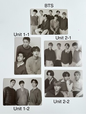 BTS Monochrome MNCR Merch Mini Photo Card | eBay