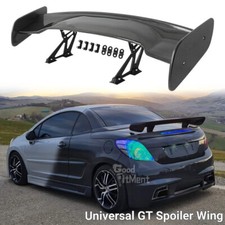 For Peugeot 207 206 Cc 57 Carbon Fiber Rear Trunk Spoiler Wing Abs Gt-style Us