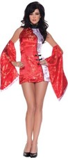 Silk Empress Gown Japanese Kimono Cheongsam Halloween Costume Women M 10-12
