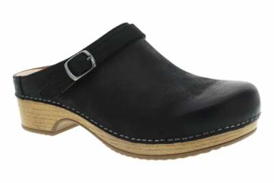 Dansko Berry Black Burnished Nubuck Women's Shoe - NEW - Size EU 42