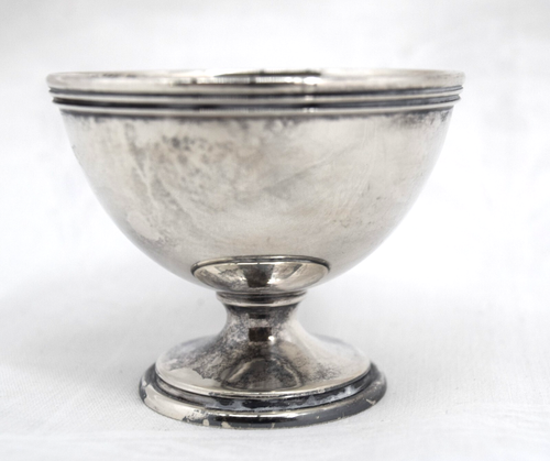 Antique Sterling Silver Salt Cellar Bowl Mini Goblet 1932 Tiffany & Co - Picture 6 of 13