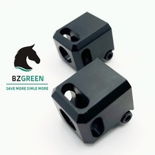 2 Pack1/2x28 TPI 9MM Muzzle Brake Compensator Ano For Springfield XDM Alum Black