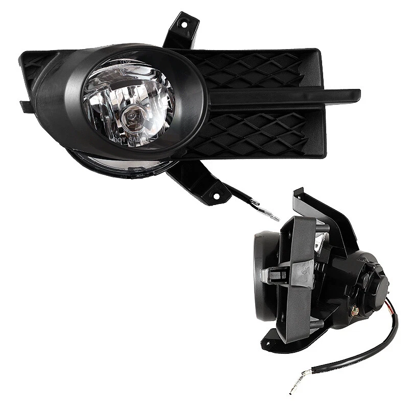 Se adapta a 07-11 Chevy Aveo Luces Antiniebla Euro Transparente Lente PAR Lámparas + Cableado + Kit de Interruptor Foto 4 de 4