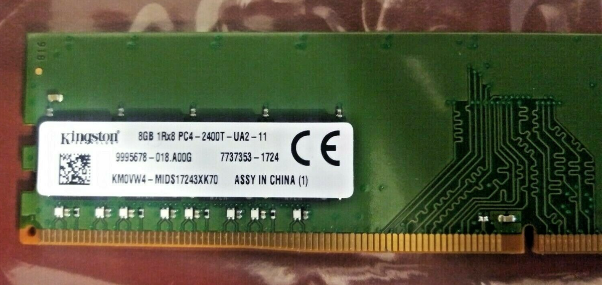 Kingston 9995678-018 KM0VW4-MID キングストン メモリ 8GB 1Rx8 PC4