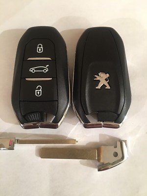 Clé Vierge Télécommandée Mains Libres Pour Peugeot 308, 508, 5008, 3008 (avant 2017) - Référence HU83