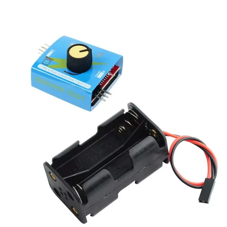 3-Kanal-Digital-Servo-Tester ESC Speed+ 4-Zellen-AABatteriehaltergehäuse - Bild 2 von 4