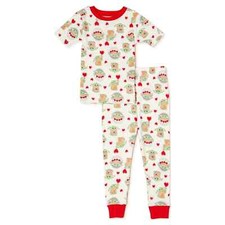 Star Wars Baby Yoda Grogu Mandalorian Toddler Boy  Girl Valentine Pajama Set