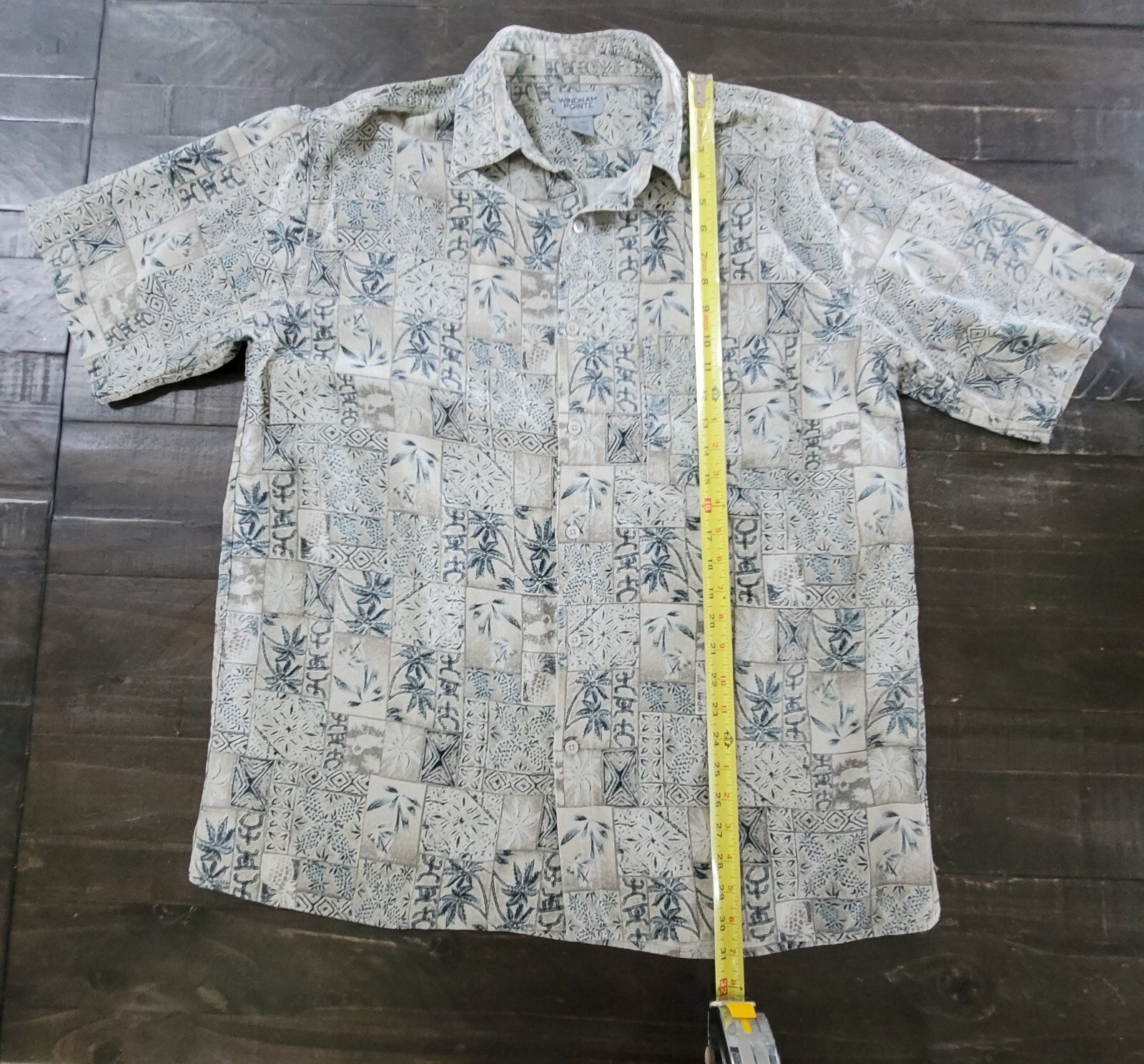 WINDHAM POINTE Men's BUTTON DOWN Short Sleeve TRO… - image 6