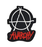 Ad32★Anarchy Punk AufnäHer Zum AufbüGeln BüGelbild Patch Anarchie 5,8 X 7,2 Cm