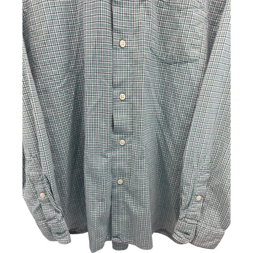 Ralph Lauren Sport Mens Large Green Button Down Long Sleeve Shirt - Picture 5 of 6