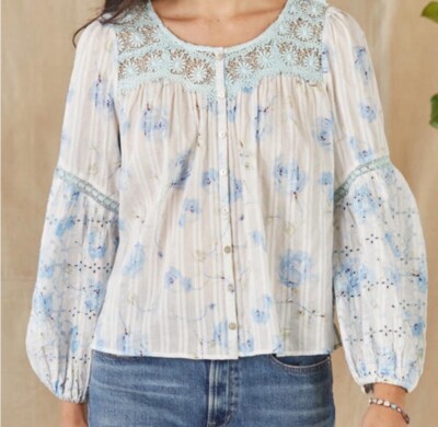 LoveShackFancy  Belle Revival Blouse . New with tags!