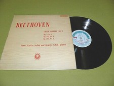 Beethoven - Cello Sonatas Vol. 1 / Janos Starker UK ED1 1964 CSM 53 Stereo LP NM