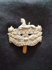 Gloucestershire Regiment Cap Badge Crimp Marked Slider 