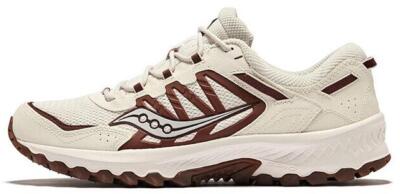 Saucony Grid Peak Trail Running Sneakers Sand/Burgundy Sable Men 11 M/EU 45 NWB Saucony Grid Peak Men main image 3
