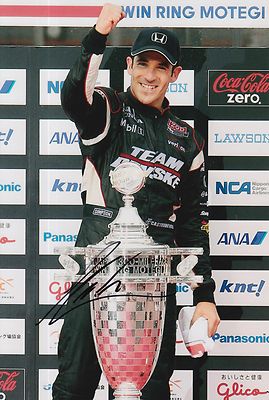 Helio Castroneves handsigniertes 12x8 Foto Indy 500 Legende 8.