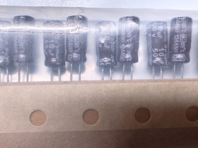 10PCS MG50M10 Suscon 10uF 50V 5x11mm High Frequency Radial Capacitor