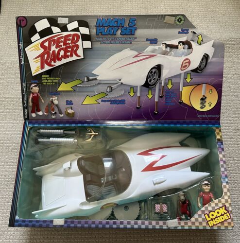 RARE! Resaurus SPEED RACER MACH 5 Playset - Sealed & MIB - Picture 2 of 6