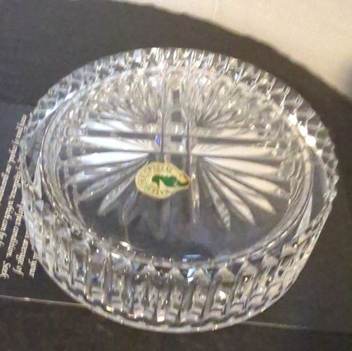 Waterford Irish Crystal Bottle Coaster, in scatola, contrassegnato, classico Starburst - Foto 15 di 21