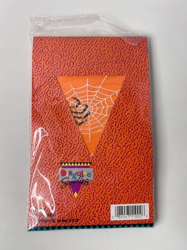 Girls Halloween Costume Stockings Spooky Tights Spider Web Orange Small 4-6 - Picture 4 of 6