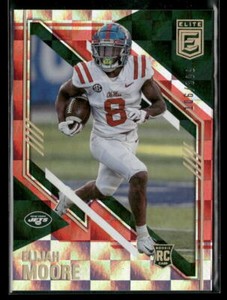2021 Donruss Elite Elijah Moore #139 RED RC /399 New York Jets